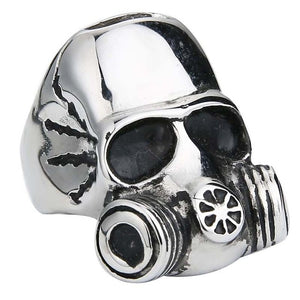 Skull Gas Mask Ring