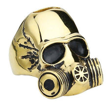 Load image into Gallery viewer, Skull Gas Mask Ring