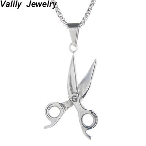 Gold Scissors Necklace