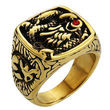 Load image into Gallery viewer, Gold Dragon Ring