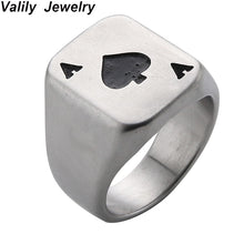 Load image into Gallery viewer, The Ace of Spades Ring