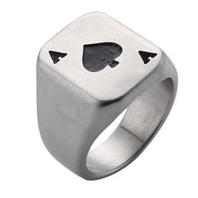 Load image into Gallery viewer, The Ace of Spades Ring