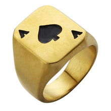 Load image into Gallery viewer, The Ace of Spades Ring