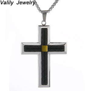 Black Cross Necklace